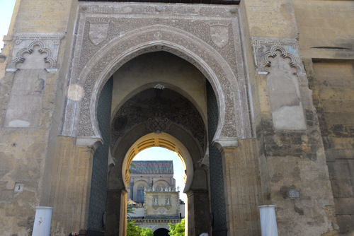 La Mezquita, Moorish Archway. La Mezquita, Moorish Archway.